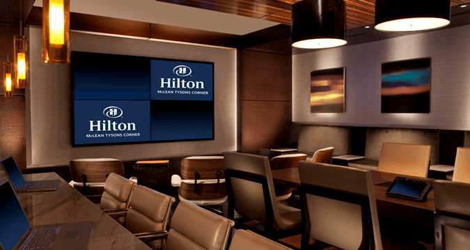 Range of hotel signage solutions